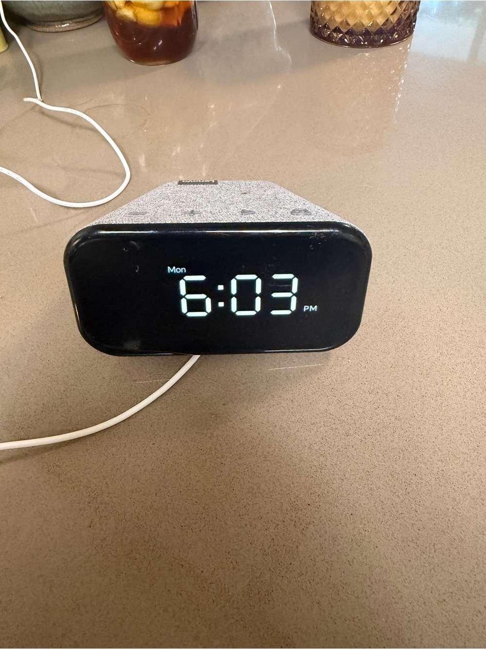 Digital LED Alarm Clock - Black